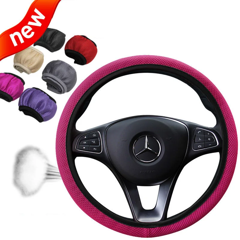 

Universal Breathable Car Steering Wheel Cover Anti-Slip Summer steering wheel braid funda volante stuurhoes