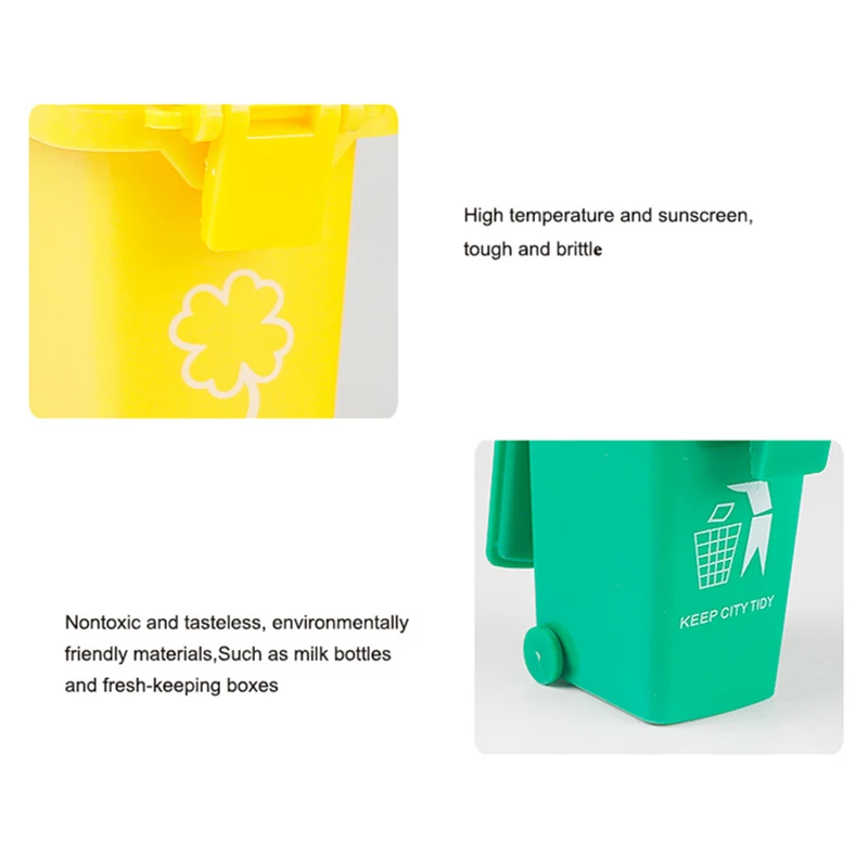 Hot Sale 4 Pcs Trash Can Toy Garbage Classification Learning Educational for Children Kids