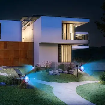 

7 LED Solar Lawn Lamp Energy Saving Environmental Protection Waterproof Light Control Inserting Floor Garden Light