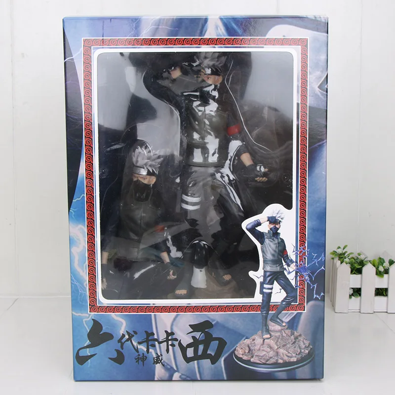 20 см Наруто фигурка Мадара Учиха фигурка Tobirama Hashirama Hokage Obito Figura zero Fire Battle Version игрушки рождественские подарки - Цвет: Kakashi in box