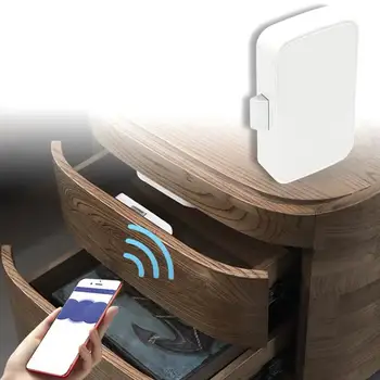 

Smart Drawer Cabinet Lock Keyless Bluetooth APP Unlock Anti-Theft Child Safety File Security Drawer switch