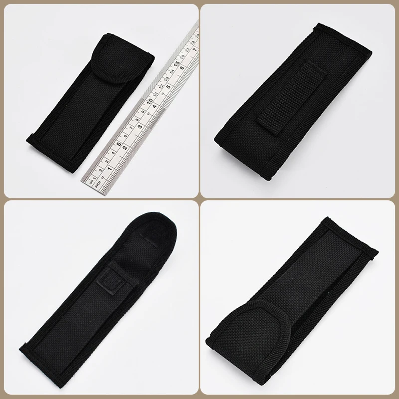 14*5cm EDC Nylon Pliers Scabbard Pouch Army Knives Cover Bags Pouch Nylon Oxford Folding Knife Packaging Case Belt Knife Bags knife scabbard folding knife accessories