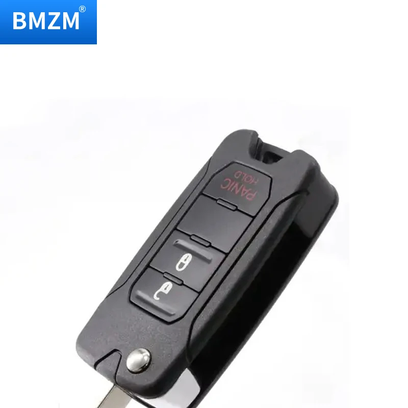 BMZM 2 + 1 кнопочный дистанционный Раскладной Автомобильный ключ для Jeep Renegade с