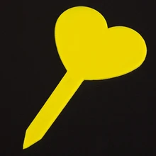 100 шт./упак. садовые горшечные цветы в форме сердца многоразовые надписи для растений, украшение, ярлык, маркировка, практичная рассада