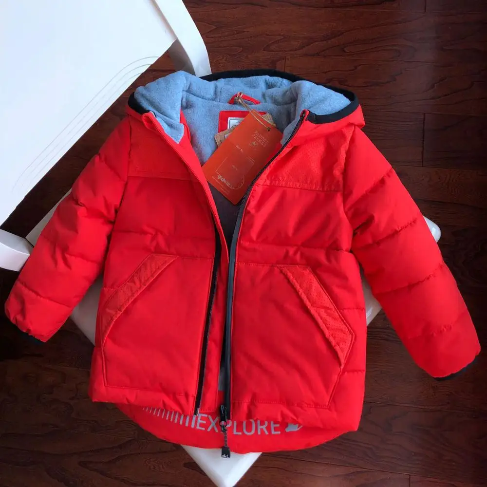 

Windproof and waterproof boy cotton jacket baby hooded cotton jacket 12.29