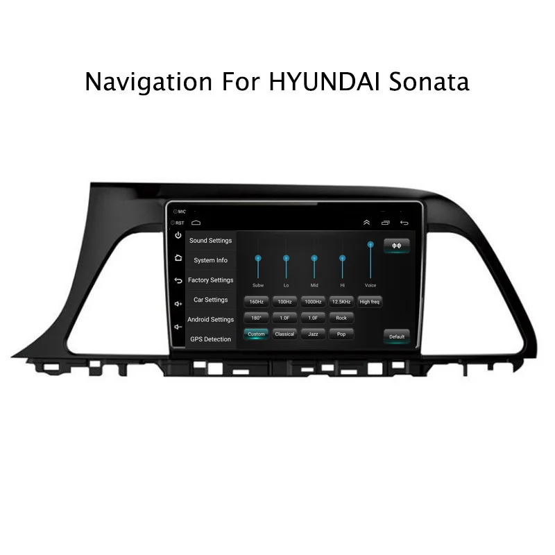 Sale 9" 2G RAM 32G ROM car dvd player android For Hyundai Sonata 2016-2018 with sim card slot radio gps navigation stereo 3