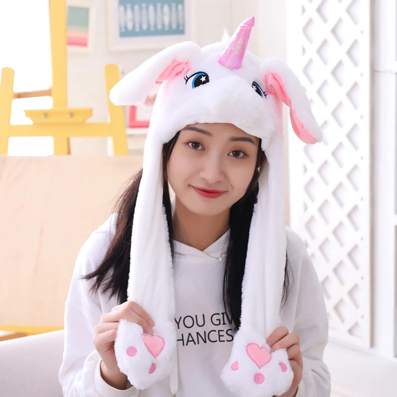 %E3%80%90Happier%E3%80%91%20Girls%20Bunny%20Pinch%20Airbag%20Funny%20Hat%20Women%20Ears%20Hat%20Hand%20Plush%20Moveing%20Jumping%20Caps%20Children's%20Cartoon%20Stich%20Creative%20Cute%20Cap%20-%20Image%208