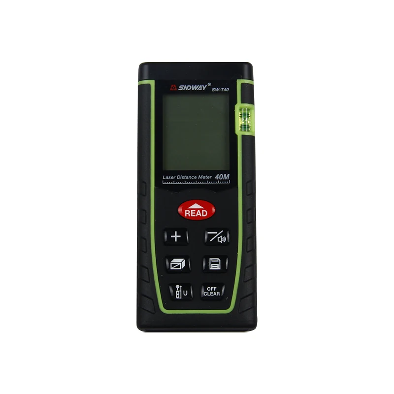 SNDWAY Mini Handheld Laser Distance Meter 40m Laser Rangefinder OEM Laser Tape Measure Roulette Tool