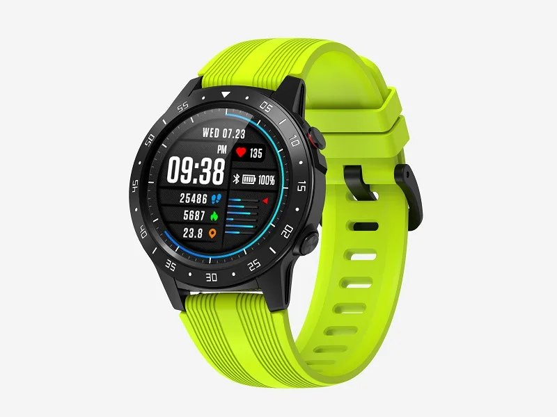 green Torntisc 2G Смарт-часы Android gps Bluetooth Sim карта альтиметр барометр поддержка пульса монитор артериального давления умные часы - Цвет: green