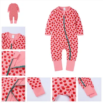 

0-24 months long-Sleeved Baby Infant cartoon footies boys girls Infant jumpsuits Clothing newborn Rompers clothes Spring Autumn