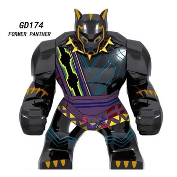 

Single Marvel Avengers Endgame Big size Black Panther Thanos War Machine Spiderman Hulk IronMan building blocks Kid Toys