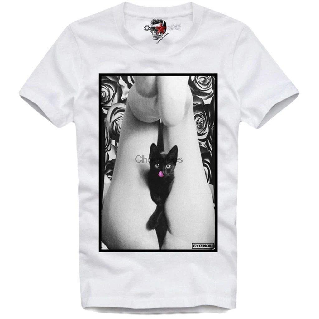 T Shirt Pussy CAT PIN UP Sexy Porn Vagina Fetish SM |