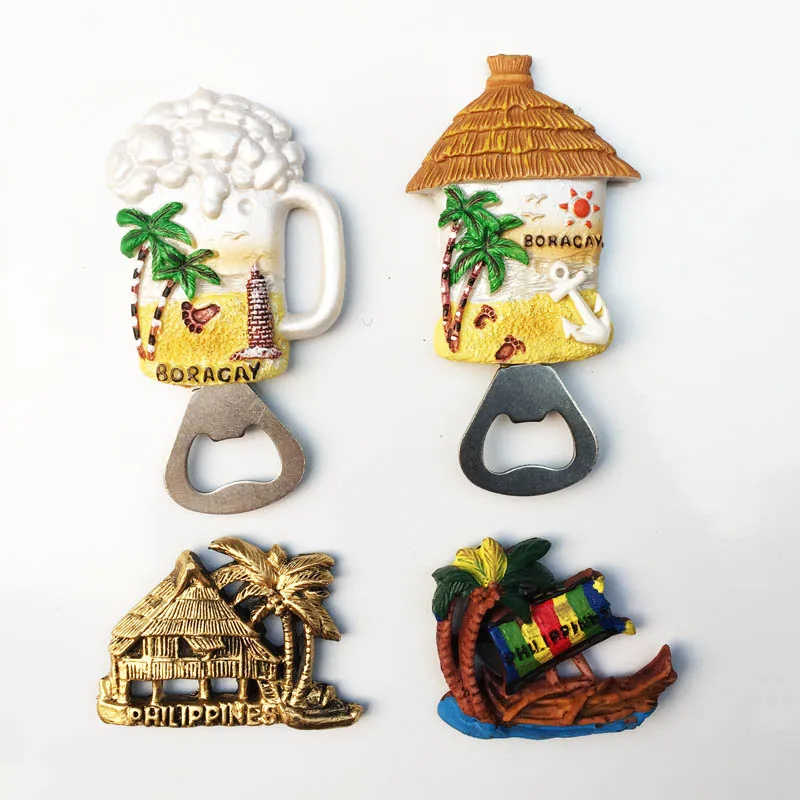 Magnete Frigo 3D Banana Boracay Filippine – Souvenir Artigianale In Resina – 7x5 Cm – Regalo Di Viaggio Per Casa E Cucina