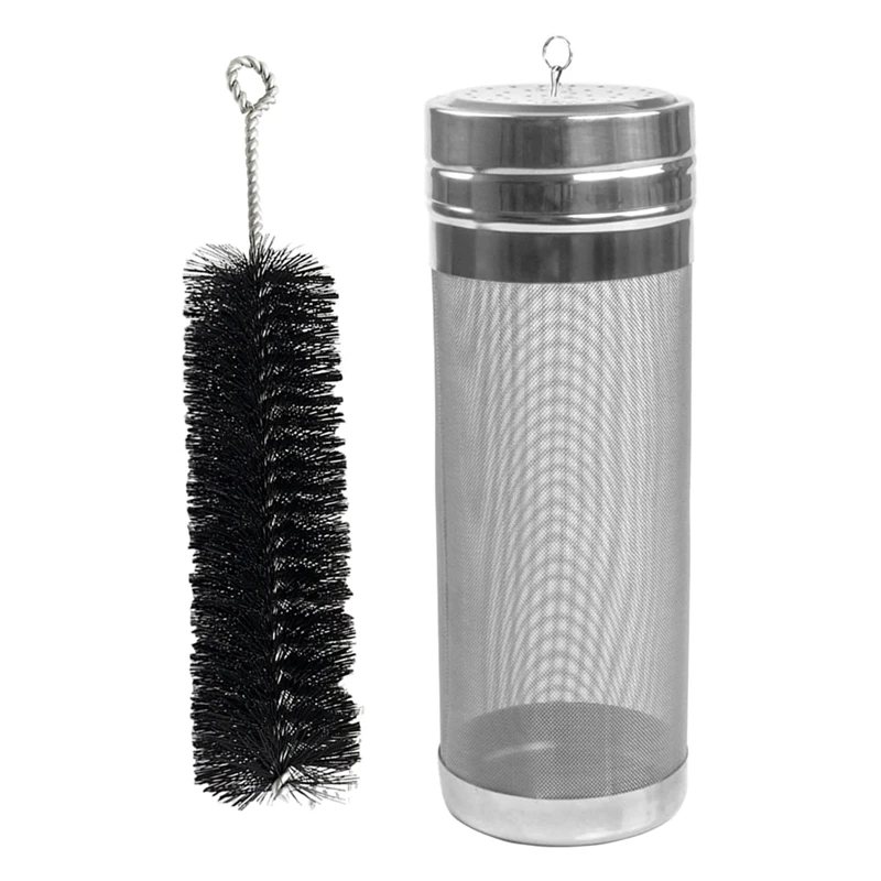 

AFBC Stainless Beer Keg Dry Hoping 7X18Cm Hopper Spider Strainer Home Brew Hop Mesh Filter