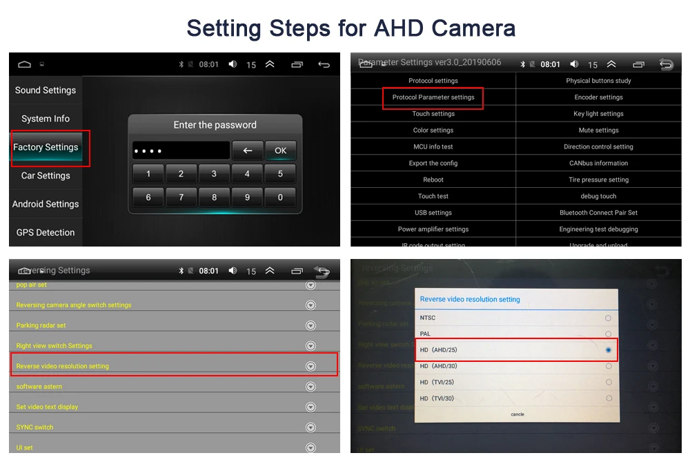 AHD Camera settings副本