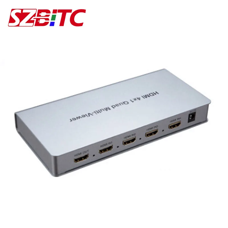 SZBITC HDMI 4x1Quad мульти просмотр 8x1 9x1 с бесшовное переключение 4K2K коммутатор ИК пульт
