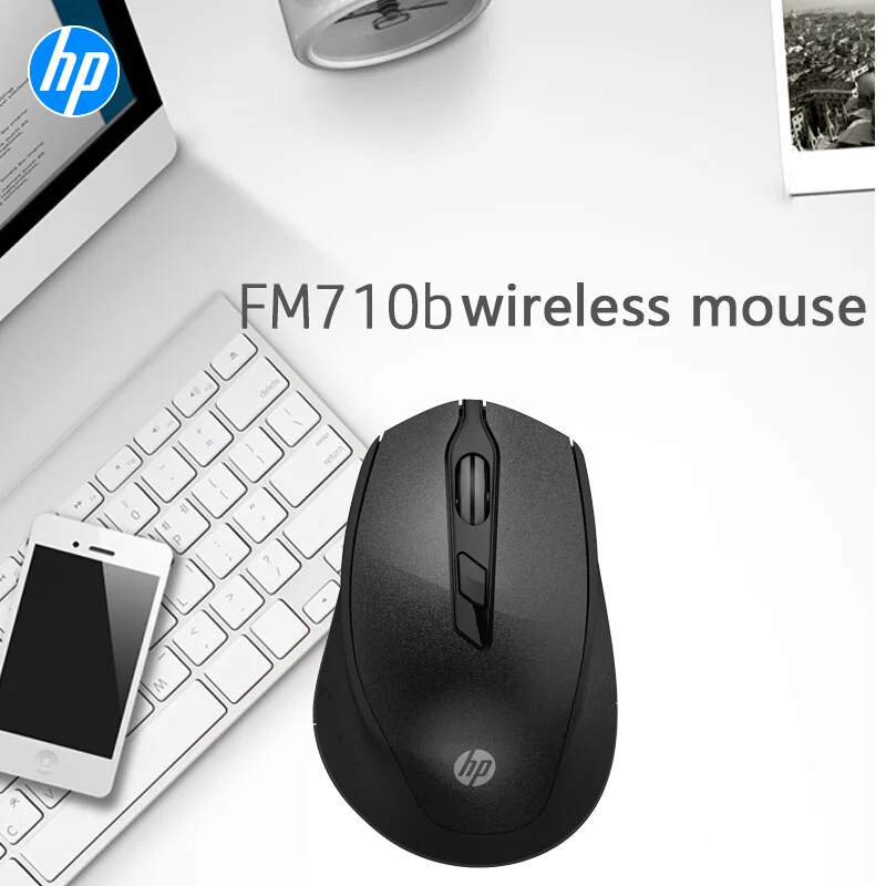 Hp 2,4G Беспроводной Мышь 2400/1600/1200/800 Точек на дюйм MS710B оптическая USB получил игровая мышь для ноутбука Тетрадь ПК компьютер; Прямая поставка