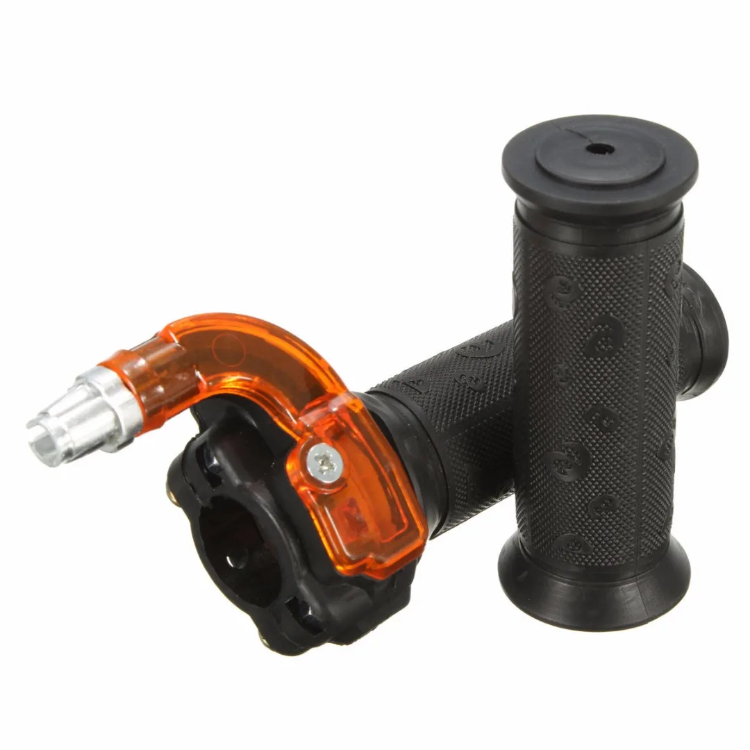 Restrictable Twist Throttle Grip Cable Set For 47 49 cc Mini Dirt Bike Quad ATV