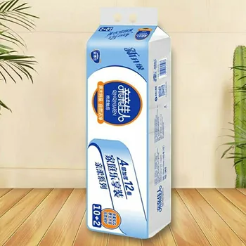 

12 Rolls Toilet Tissue Paper Hosehold Kitchen Toilet Tissue Absorbent Hand Towels Daily Restaurant Wc Papier Toaletowy Wholesale