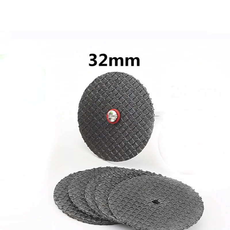 10pcs 32mm 10 шт./компл. смола режущий диск для металла двойная сетка для шлифовальный станок вращательного бурения инструмент Лезвие дисковой пилы для шлифовального колеса дисковая машина аксессуар - Цвет: 10pcs 32mm