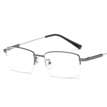 

Square Half Frame Alloy Reading Glasses Men Women Resin Lens Eyeglasses Hyperopia Prescription Glasses +1.0 1.5 2.0 2.5 3.0 3.5