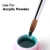 Новый Блеск Ручка Nail Art Brush для Акриловой Пудры 100% Нейлон Маникюр Акриловые Ногти Круглый Nail Art Brush С Жидкостью 7 Размеров