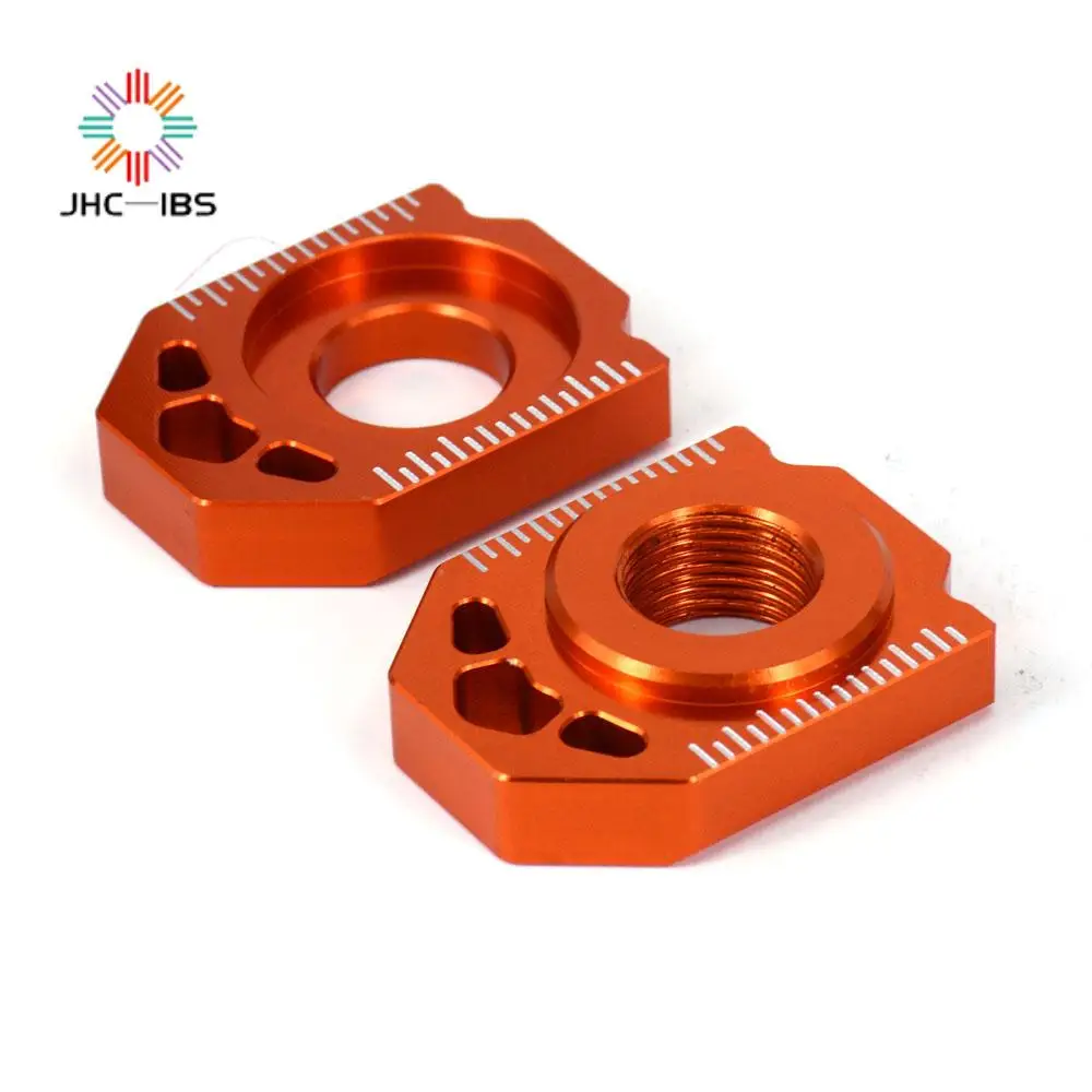 Motorcycle Accessory CNC Rear Chain Adjuster Axle Blocks KTM 85 125 150 200 250 300 350 450 525 530 EXC EXCF XCW SXF XC XCF motorcycle chain adjuster