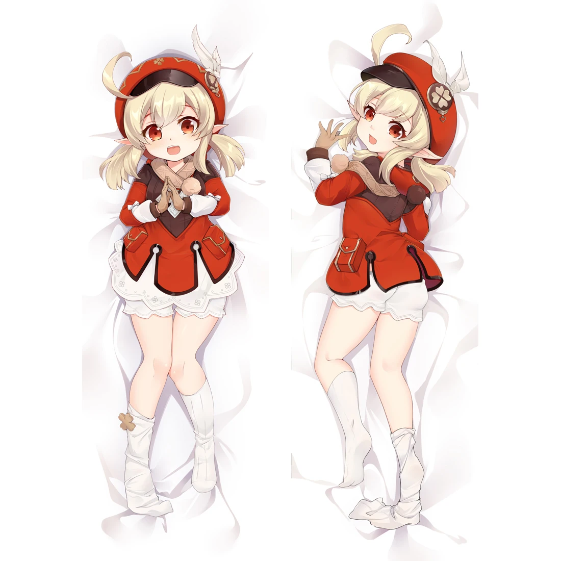 Двухсторонняя наволочка для подушки Game Genshin Impact Klee Dakimakura обнимания с аниме | Дом и
