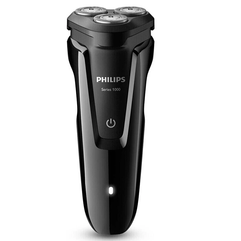 Philips S1010 100% Original S1010 Electric Shaver Rotary Rechargeable Washable with Three Floating Heads for Men's Beard Trimmer