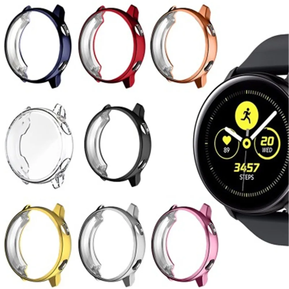 

New Screen Protector Full Cover for Samsung Galaxy Watch Active Case for Galaxy Active 40mm SM-R500 Tpu Thin Accessories