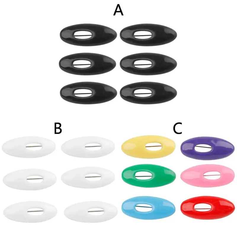 6 шт., булавки для безопасности, пластиковая крышка, булавки для шарфа, зажим для шарфа, мусульманский женский хиджаб, сари, булавки для броши, булавки для безопасности, блокировка детской одежды, заколки для подгузников