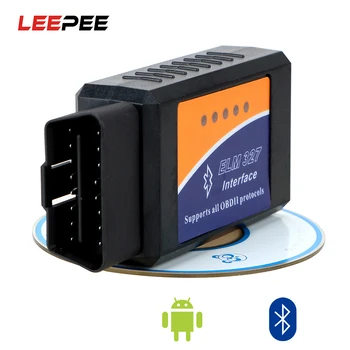 

LEEPEE For Android Bluetooth ELM327 OBDII Auto Diagnostic Tool EML327 V2.1 OBD2 Code Reader OBD2 Car Diagnostic Tool Scanner