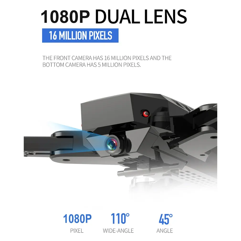 CS-7 gps 2,4G складной Радиоуправляемый Дрон с 1080P WiFi камерой летательный аппарат пульт дистанционного управления игрушки Безголовый режим Радиоуправляемый вертолет