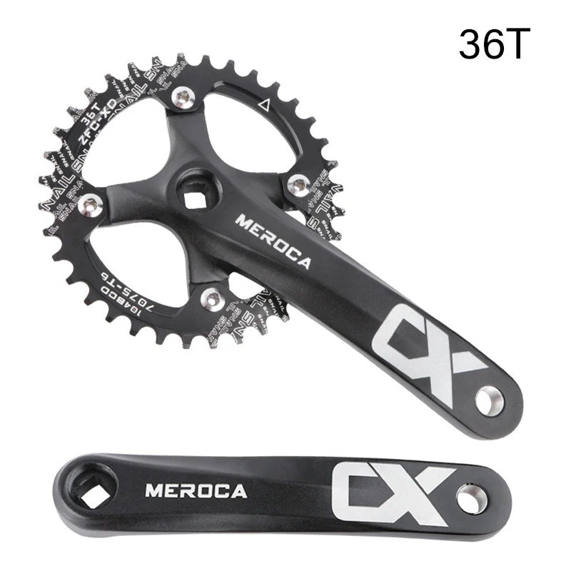 104BCD велосипедная кривошипная Звездочка 152 мм 170 MTB система с квадратным