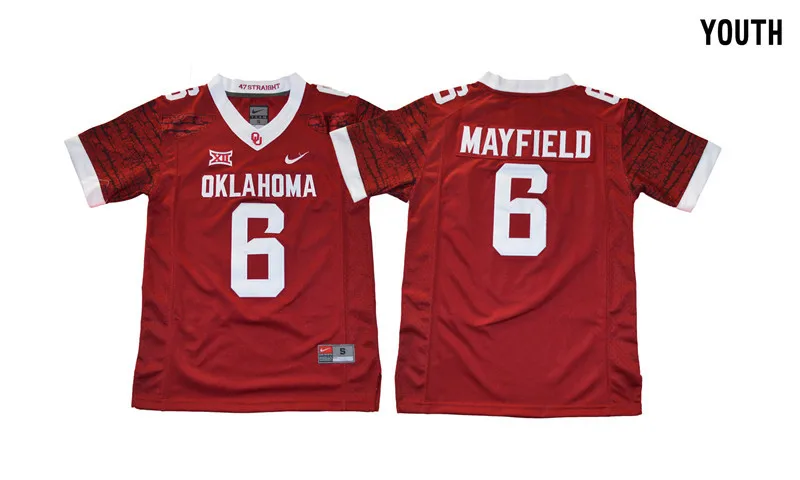 Youth Oklahoma Sooners 6 трикотажных изделий - Цвет: 1