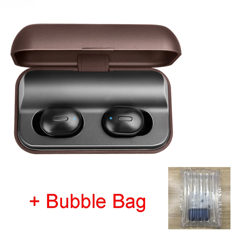Bubble Bag Brown XPOKO TWS bluetooth-наушники 5,0 с 2600 мАч зарядным чехлом водонепроницаемые беспроводные bluetooth-наушники гарнитуры с микрофоном для телефона - Цвет: Bubble Bag Brown