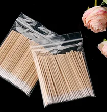 

1000pcs Disposable Ultra-small Cotton Swab Lint Free Micro Brushes Wood Cotton Buds Swabs Eyelash Extension Glue Removing Tools