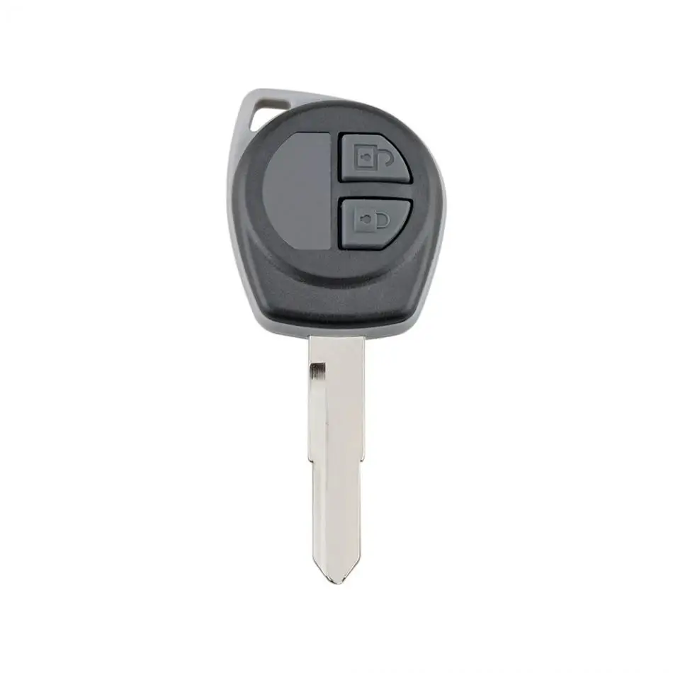 2 Buttons Car Key Fob Shell Case Replacement Remote Cover with HU87 Blade Fit for SUZUKI IGNIS ALTO SX4 VAUXHALL AGILA