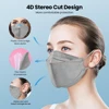 10-200pcs FFP2 CE KN95 Approved Face Masks mascarillas Sanitary safe Reuseable Mouth Mask 5 Layers Non-wove kn95  fpp2 ce mask 5