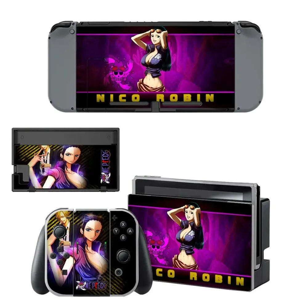 YSNS0688 Чехол для nintendo switch one piece Luffy shand Switch Stickers наклейка для консоли nintendo Switch Joy-con контроллер Dock Skins - Цвет: YSNS0688