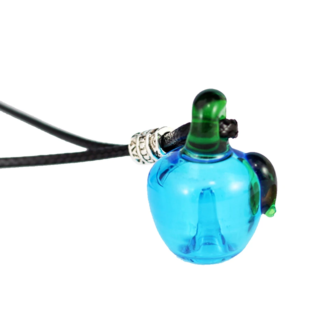 かわいいフルーツアップル香水瓶詰め替えチャームネックレス ペンダント Aliexpress