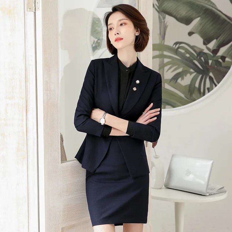 

Suit Set Women's 2019 Graceful Fashion Wear Formal Wear Work Clothes Elegant Interview Suit Summer