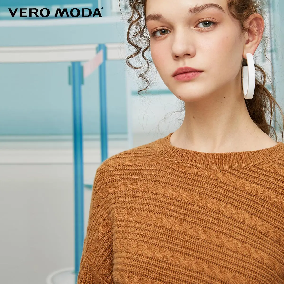 Vero Moda женский шерстяной свитер юбка костюм из двух частей комплект платье | 319446528