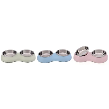 

Dog Feeder Drinking Bowls for Dogs Cats Pet Food Bowl