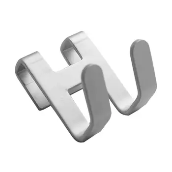 

Space Aluminum Metal Door Hook Punch-free Wall Hanging Hook Hanger Towel Rack M0XC