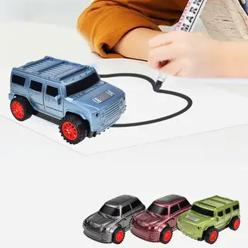 

MINI Magic Pen Inductive Children's Truck Tank Toy Car New Engineering Vehicles Truck Draw Lines Induction Rail Track Car