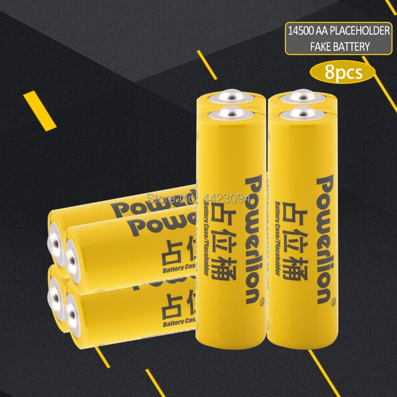8 шт./партия, 14500 литий-ионная литиевая манекена, неоригинальная батарея AA, ненастоящие батарейки не могут заряжать литиевый Железный фосфатный аккумулятор