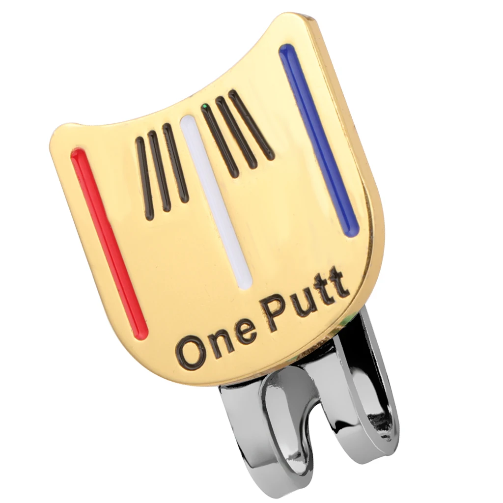One Putt шляпа козырек клип мяч для гольфа маркеры аксессуары для гольфа любитель гольфа