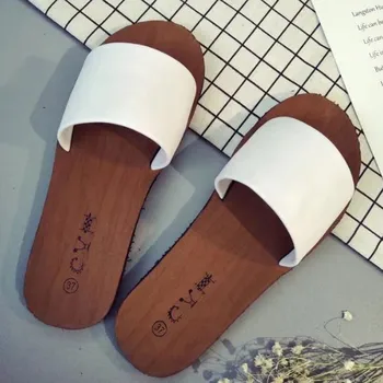 

2019 Hot New Women Slippers Female Summer Women's Sandals Flat Bottom Non-Slip Beach Women Shoes Size 35-40 #1224