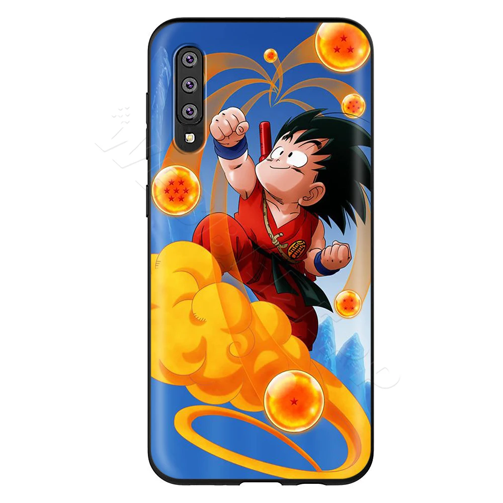 1 Webbedepp Dragon Ball Z Saiyan Goku чехол для samsung Galaxy S7 S8 S9 S10 Edge Plus Note 10 8 9 A10 A20 A30 A40 A50 A60 A70 - Цвет: 1